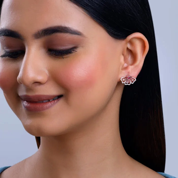 Rose Gold Classy Eyebright Studs