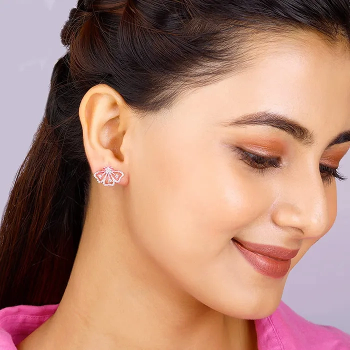Rose Gold Eyebright Convertible Earrings