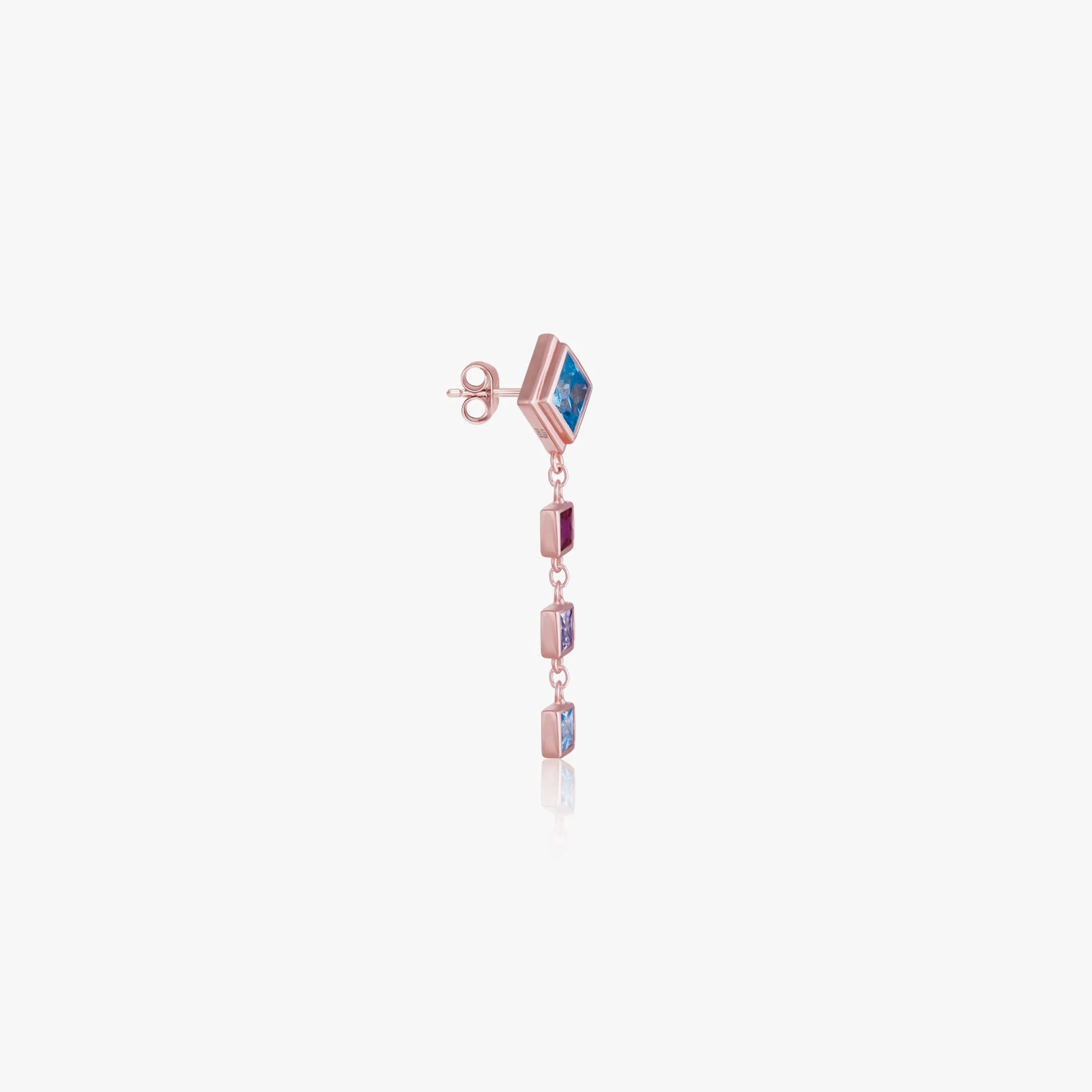 Rose Gold Flying Colours Earrings