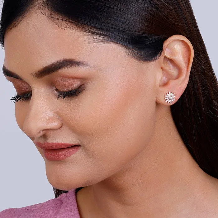 Rose Gold Fresh Flora Earrings