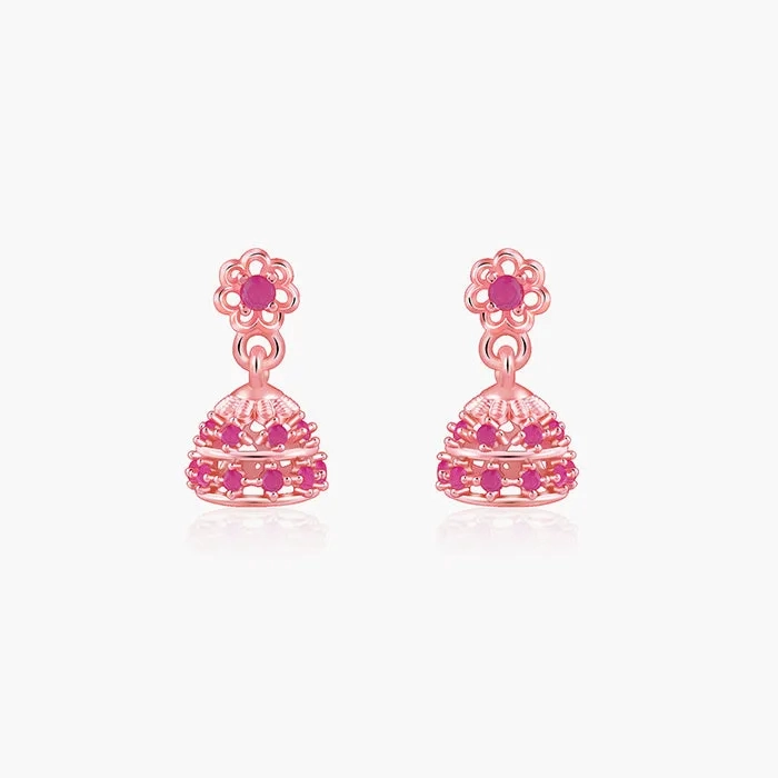 Rose Gold Kanchi Jhumki