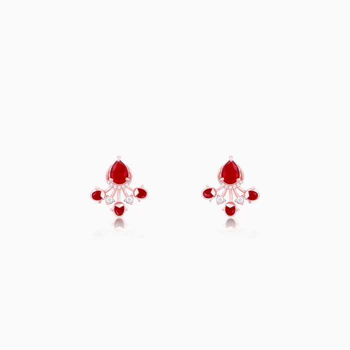 Rose Gold Liberty of Love Earrings