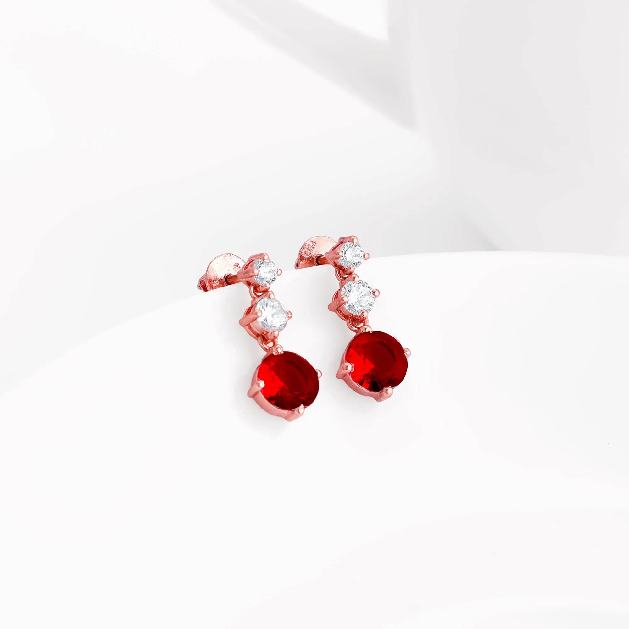 Rose Gold Lovely Earrings