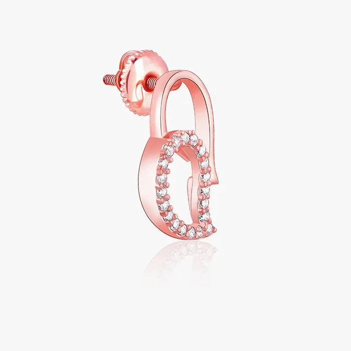 Rose Gold Mango Magic Earrings