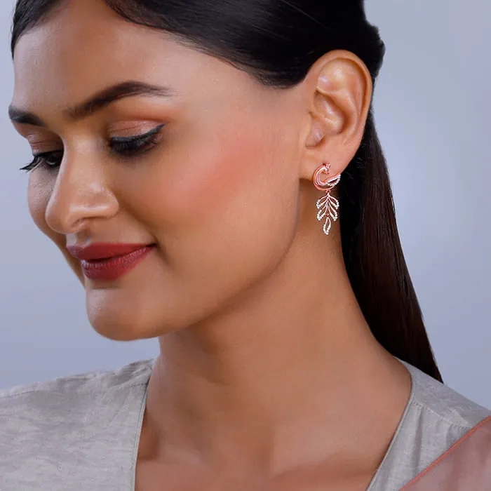 Rose Gold Mor Earrings