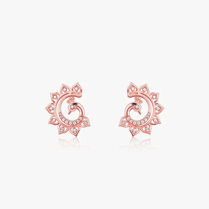 Rose Gold Morni Earrings