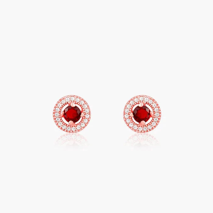 Rose Gold One And Only Earrings