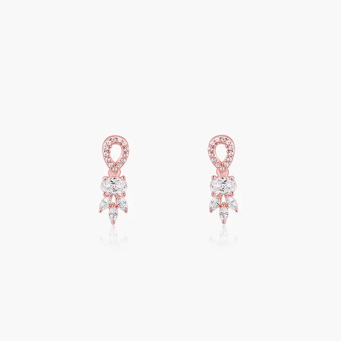 Rose Gold Petalo Earrings