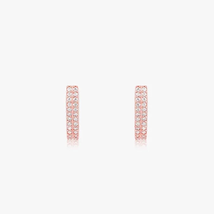 Rose Gold Slender Earrings