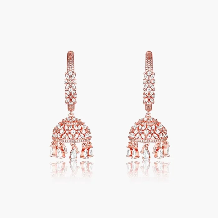 Rose Gold Statement Jhumki