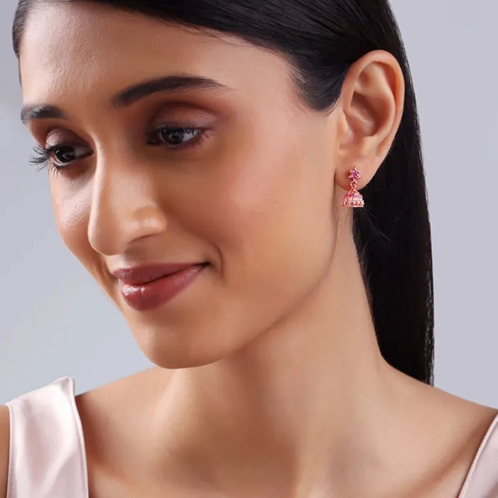 Rose Gold Sumitra Jhumki