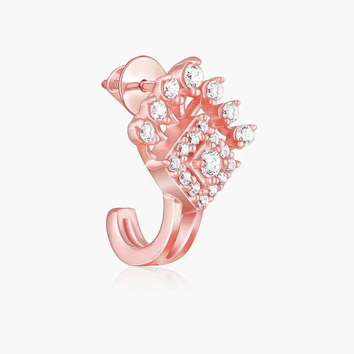 Rose Gold Twilight Twinkle Earrings