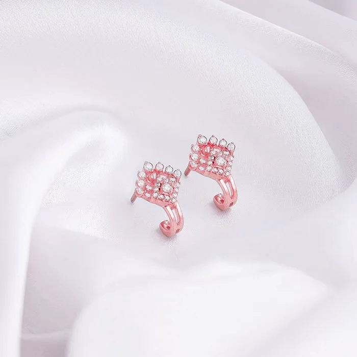Rose Gold Twilight Twinkle Earrings