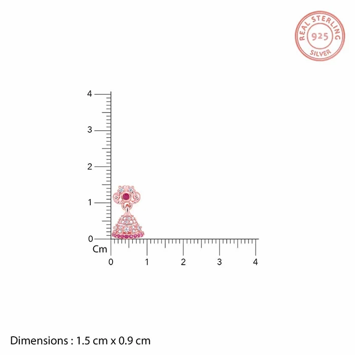 Rose Gold Vaishali Jhumki