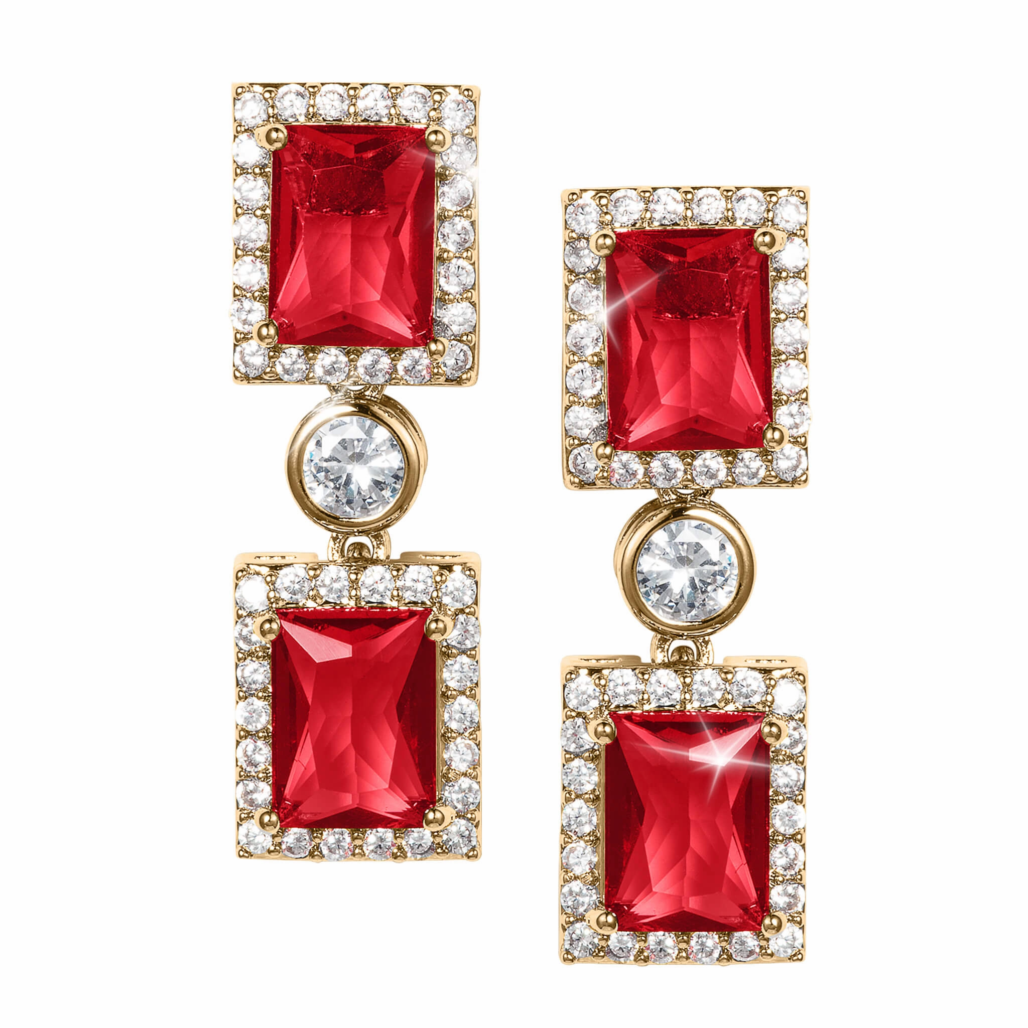 Royale Crimson Earrings