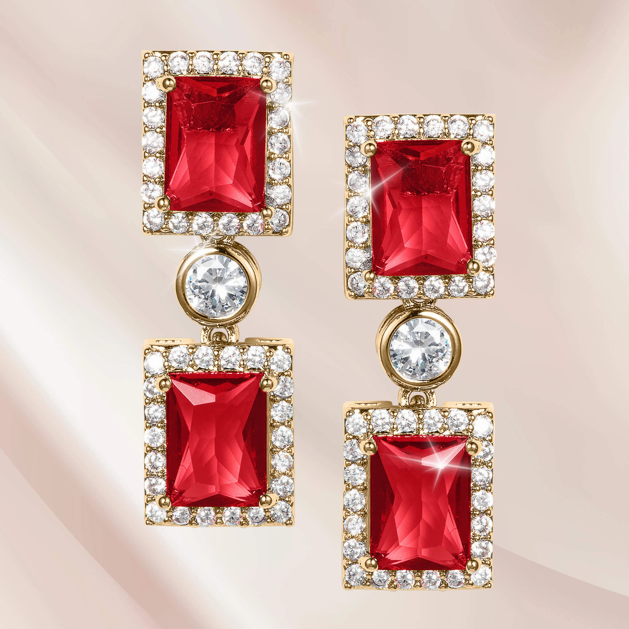 Royale Crimson Earrings