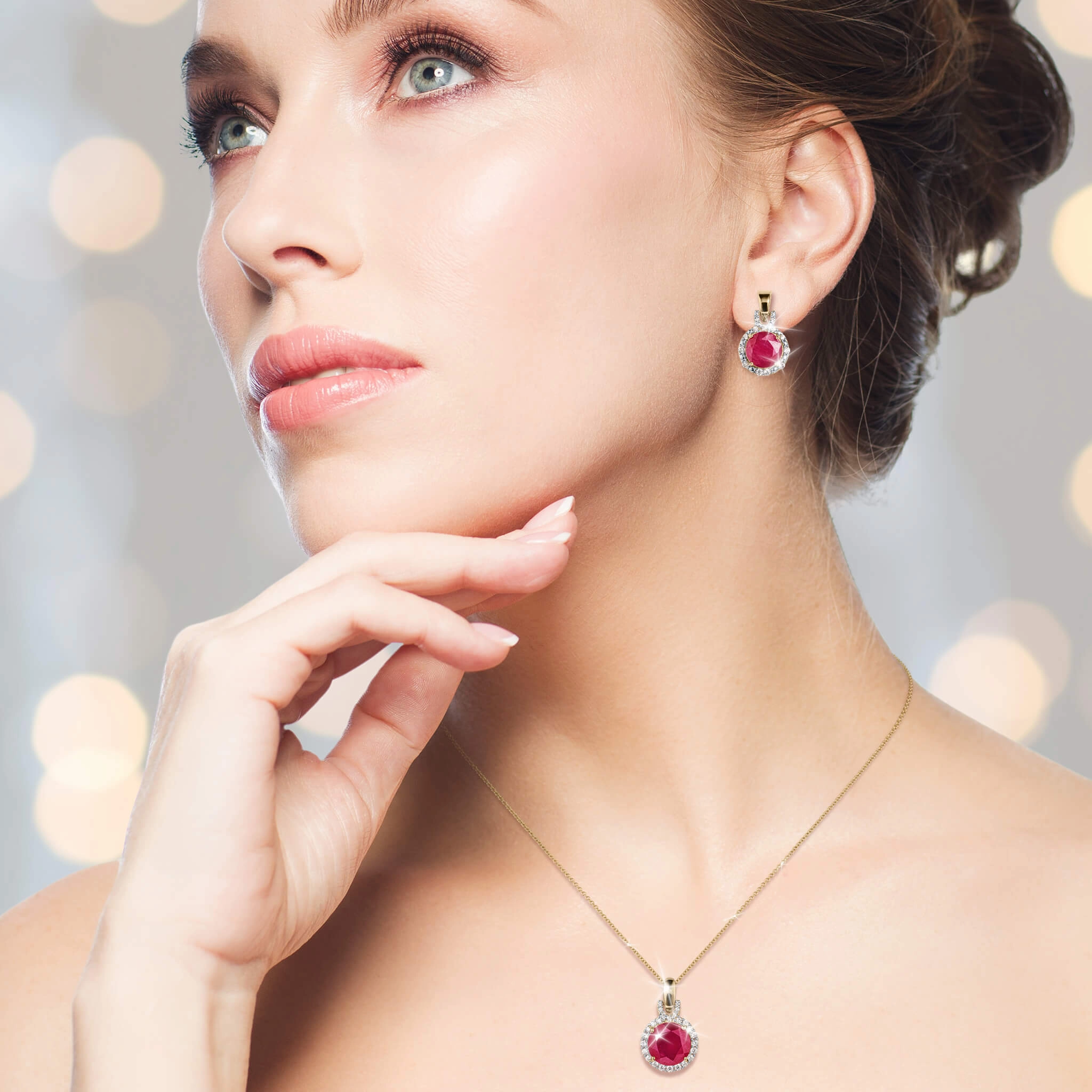 Ruby Delight Earrings