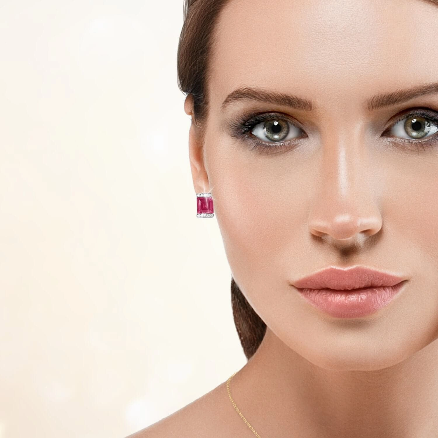 Ruby Paradise Earrings