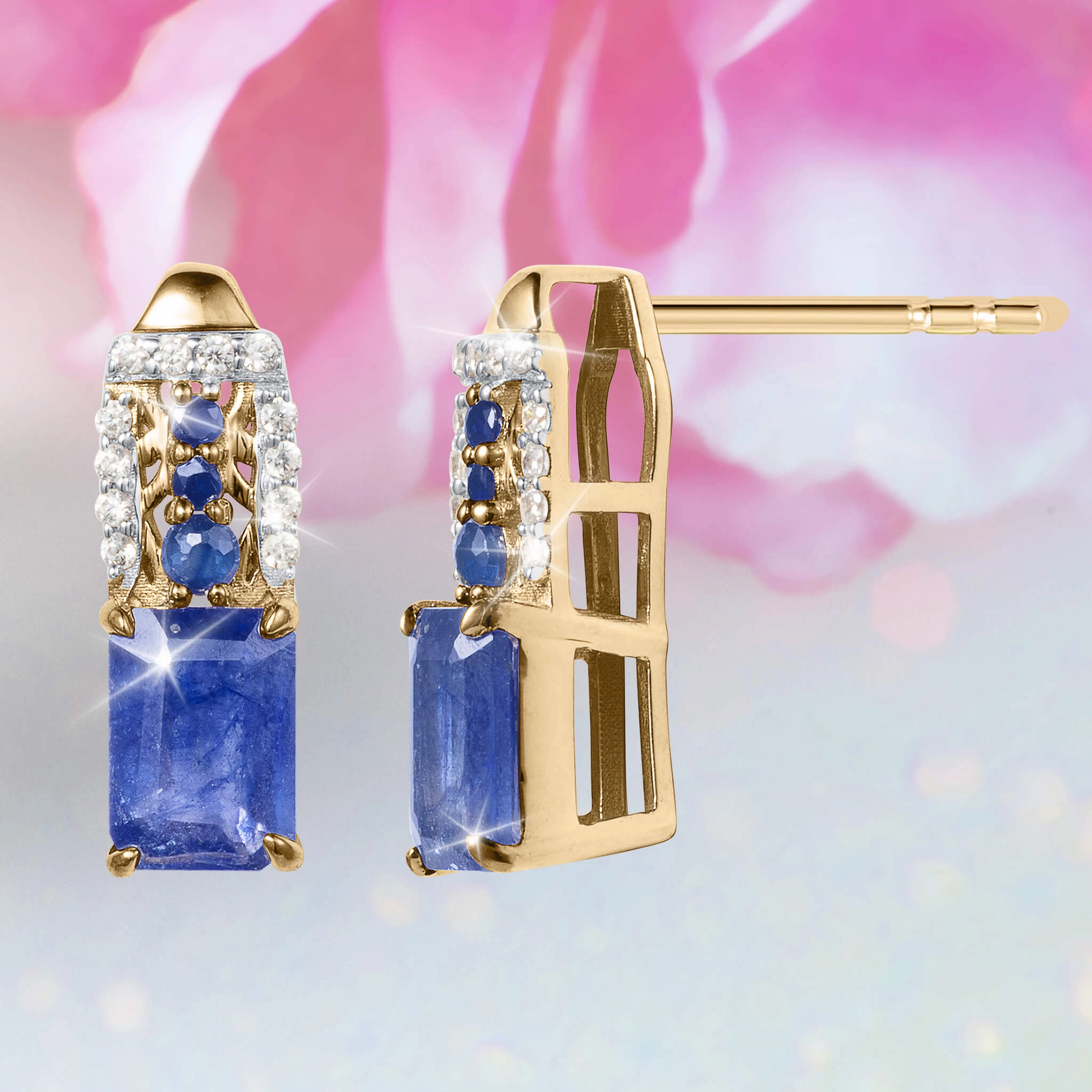 Sapphire Twilight Earrings