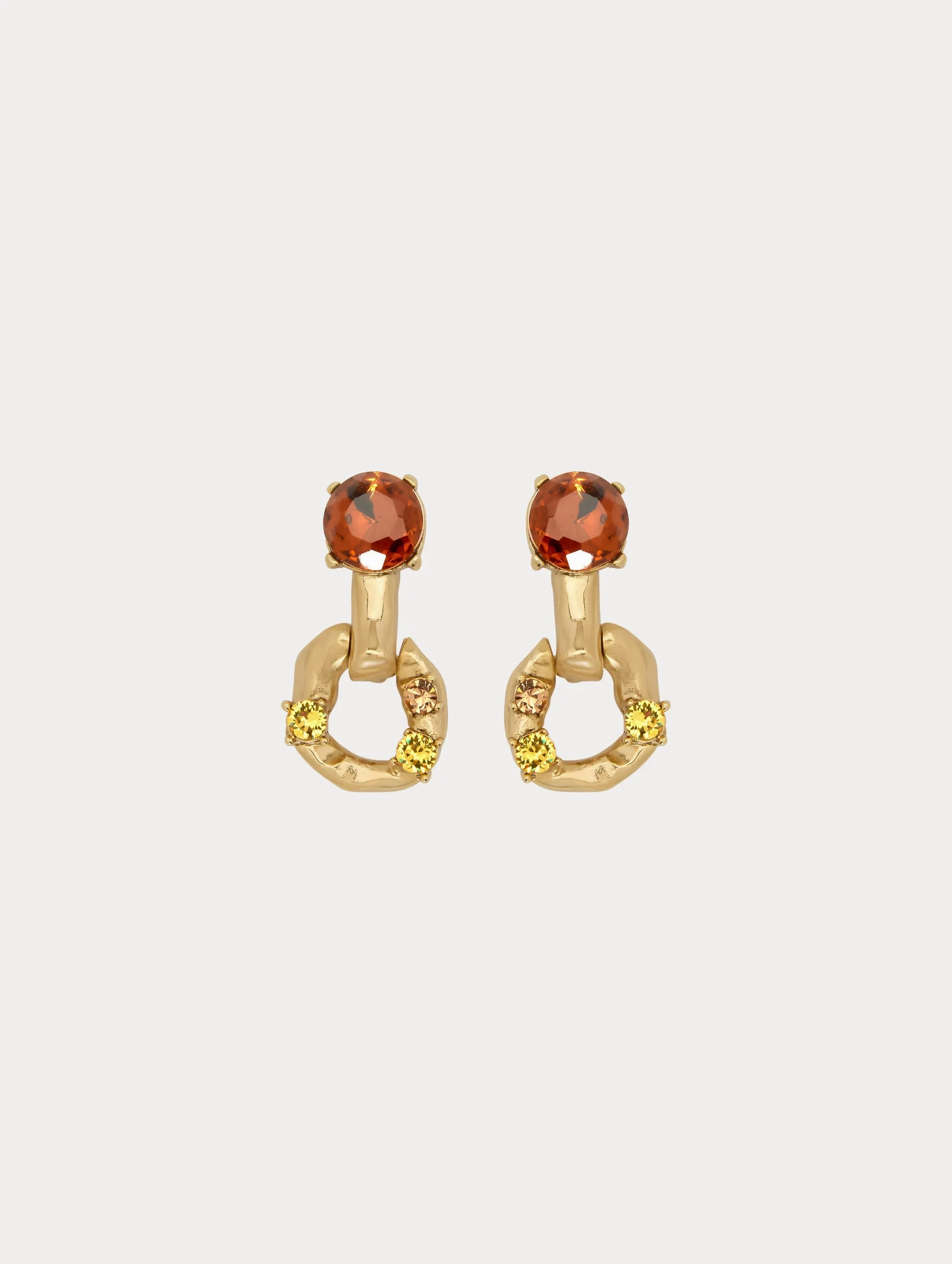 Scramble Chain-Link Earrings