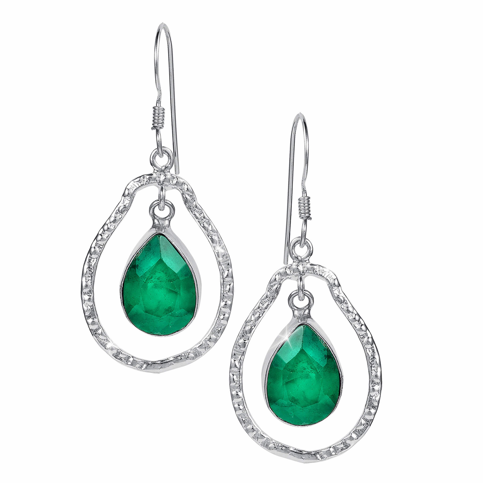 Serene Emerald Earrings