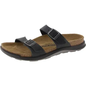 SIERRA CT Womens Buckle Leather Slide Sandals