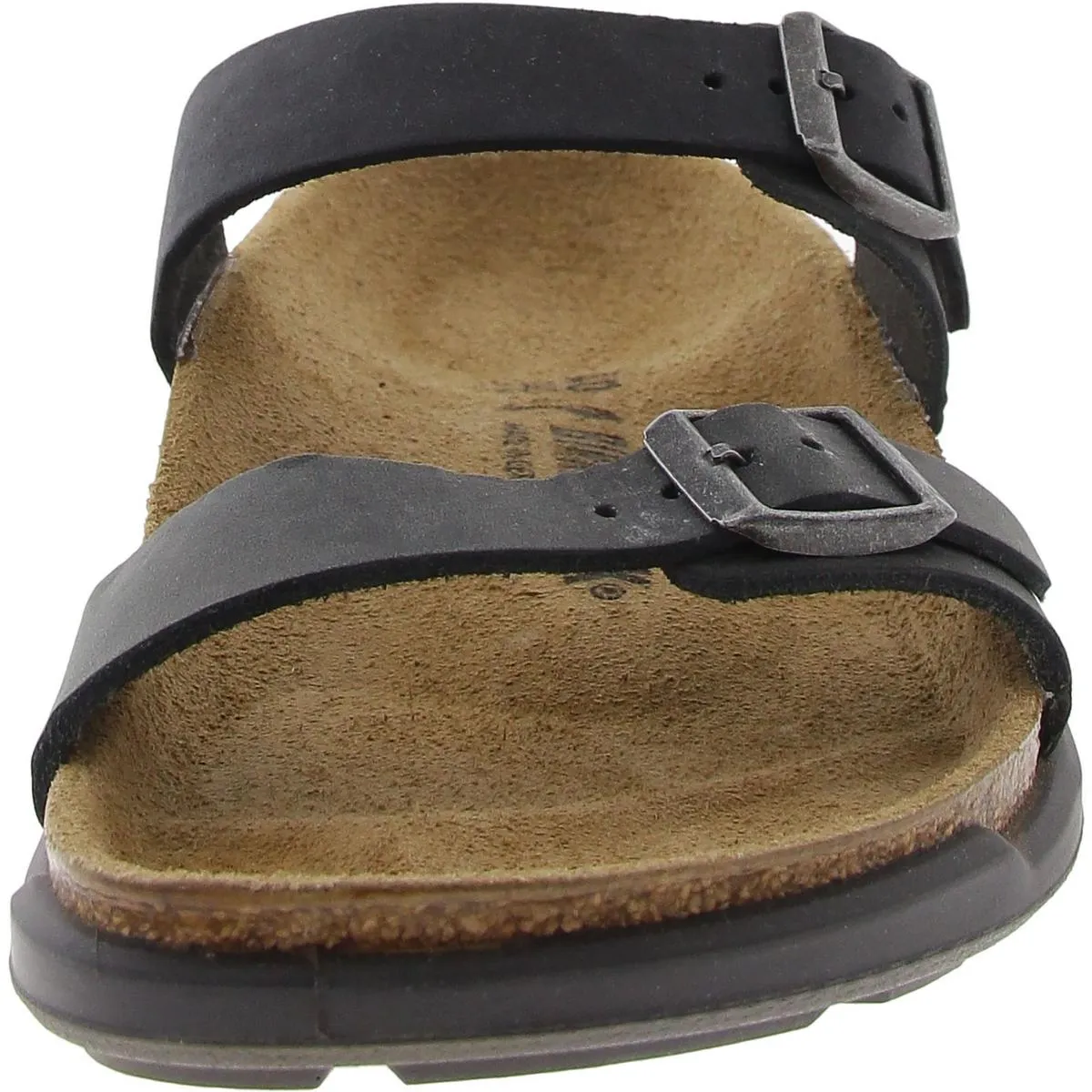 SIERRA CT Womens Buckle Leather Slide Sandals
