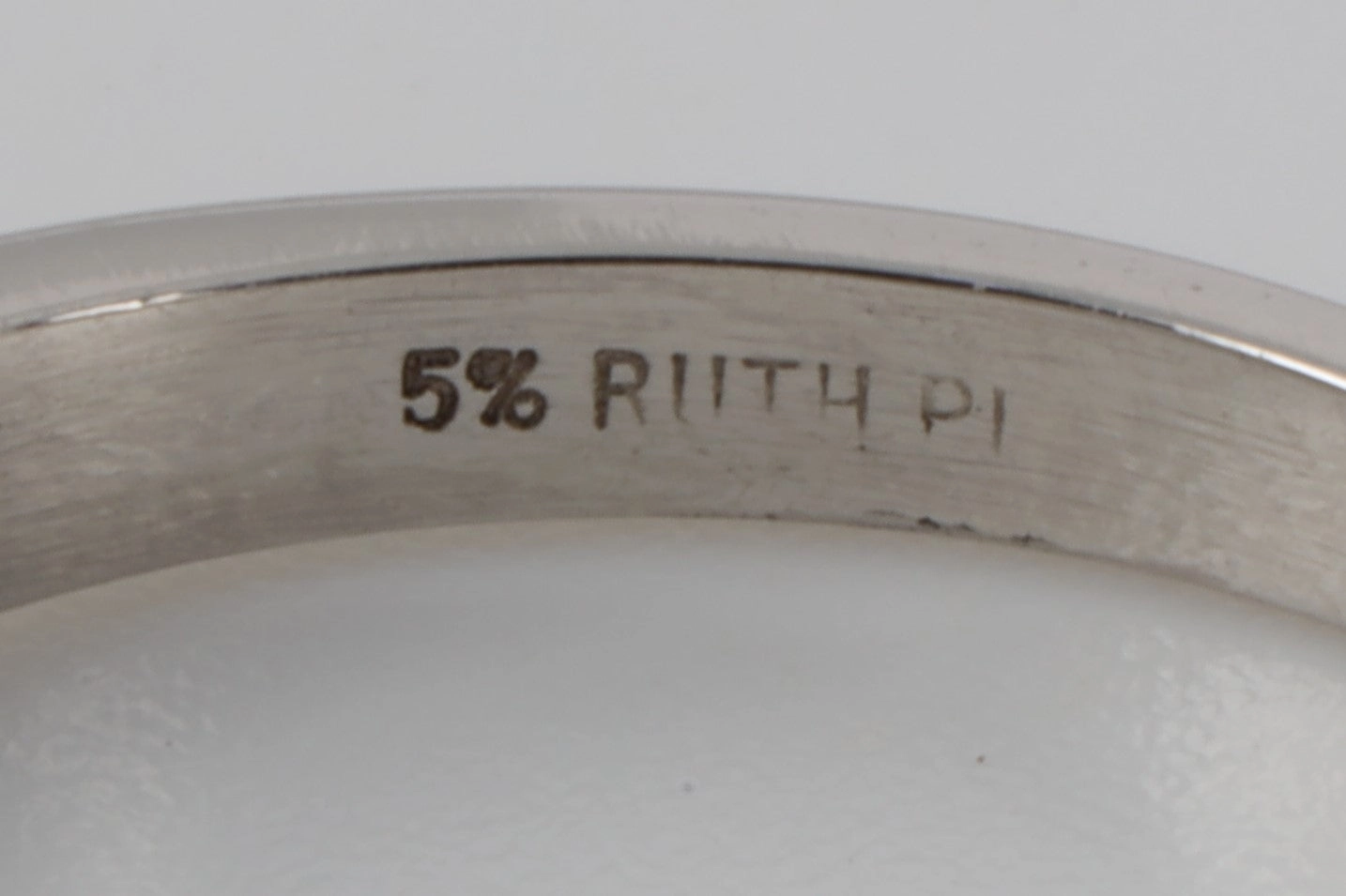 Silver 0.06tcw Diamond Ring Size 6.25 (4.61g.)