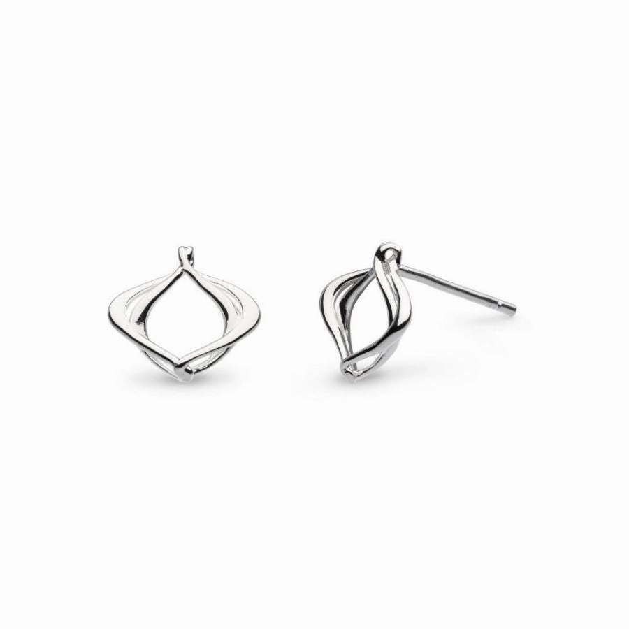 Silver Alicia Petite Stud Earrings