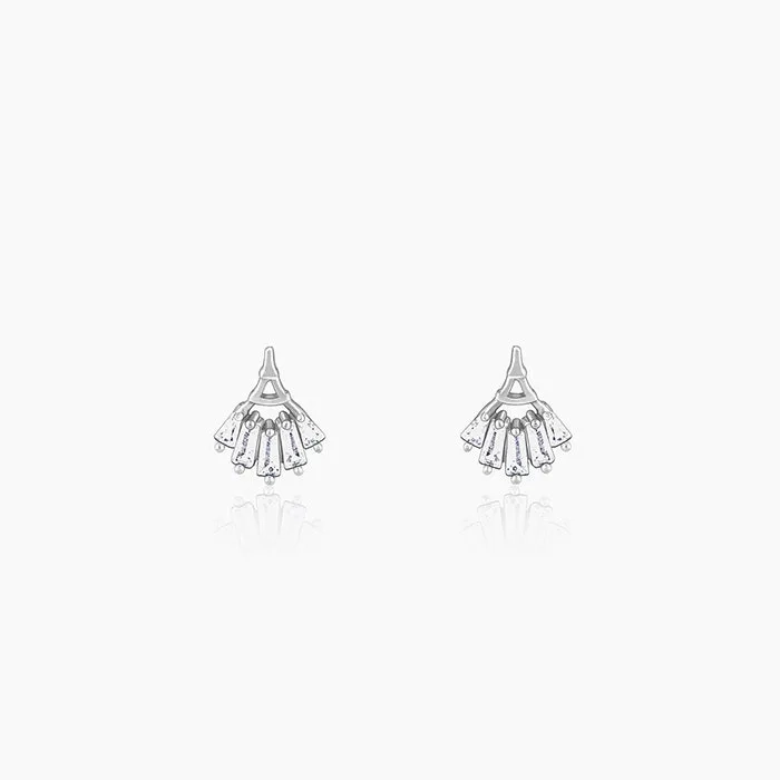 Silver All Eyes on You Earrings