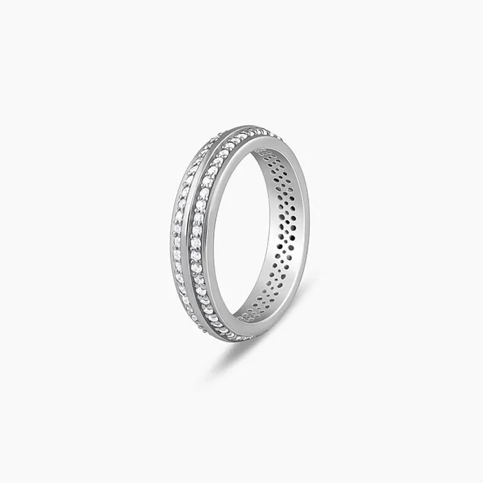 Silver Bold Fate Ring For Him