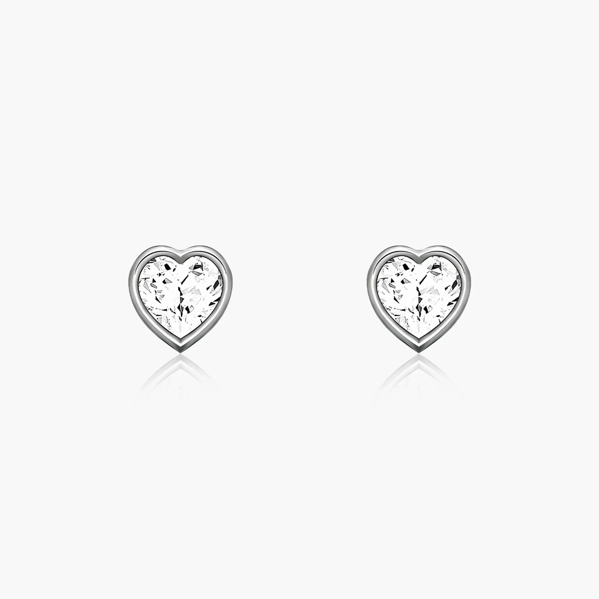 Silver Coeur Earring