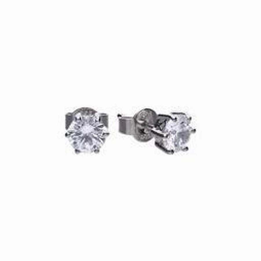 Silver Dfcz-1.5ct Sol Stud