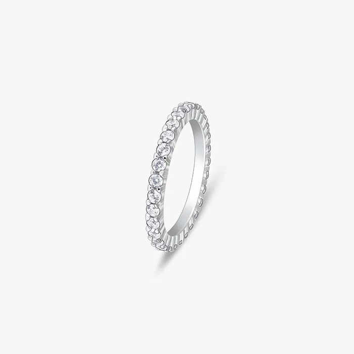 Silver Enchanting Radiance Ring