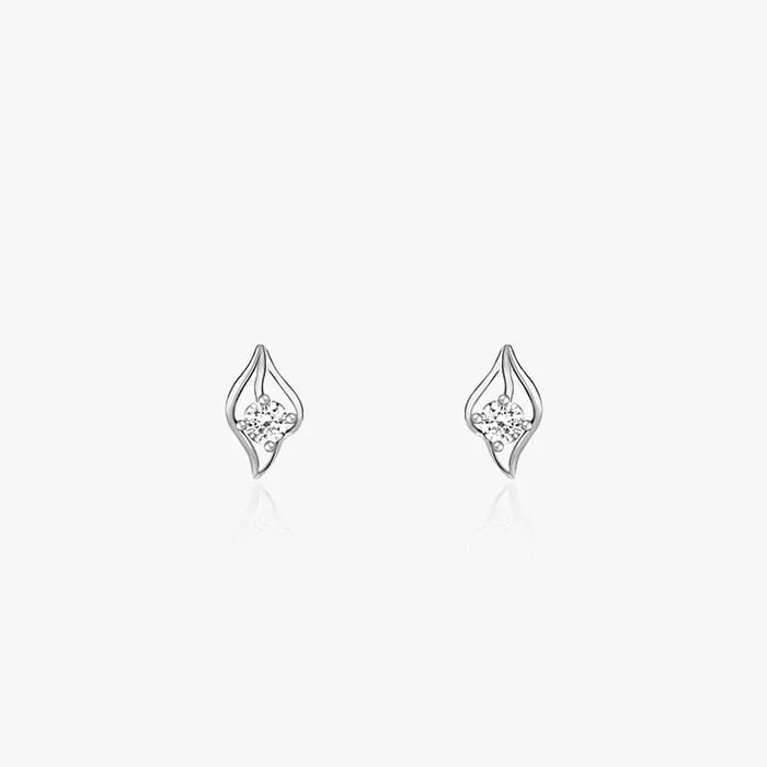 Silver Falling Dew Earrings