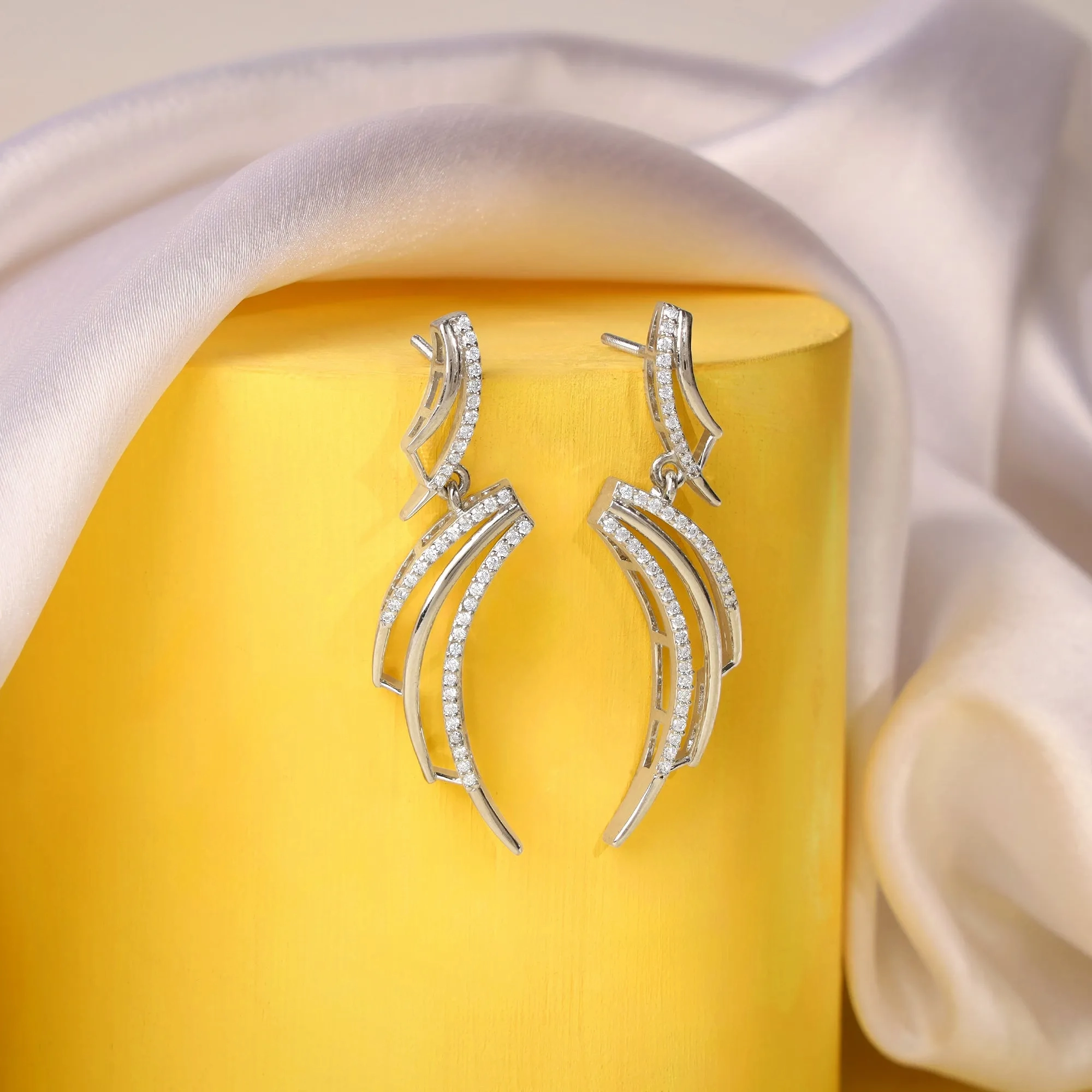 Silver Heavenly Astrid Earrings