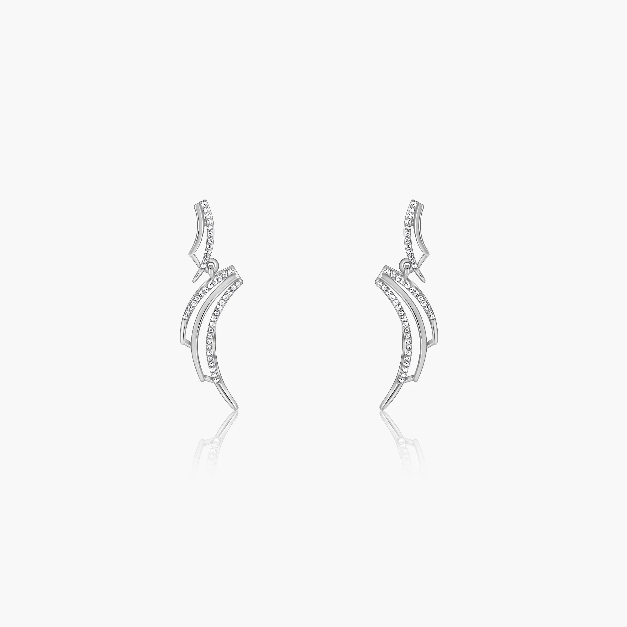 Silver Heavenly Astrid Earrings