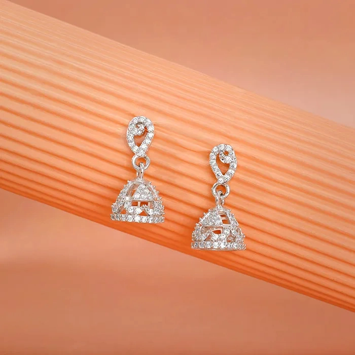 Silver Kunti Jhumki