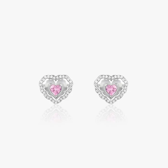Silver Lovelight Stud Earrings