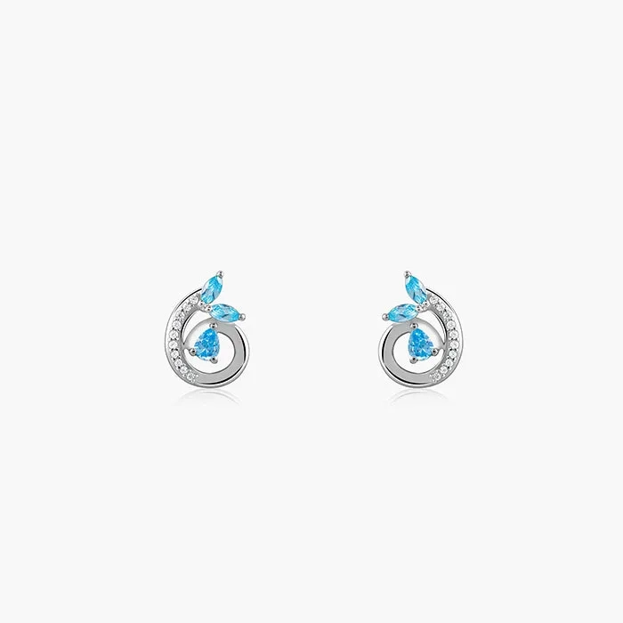 Silver Lysandra Earrings