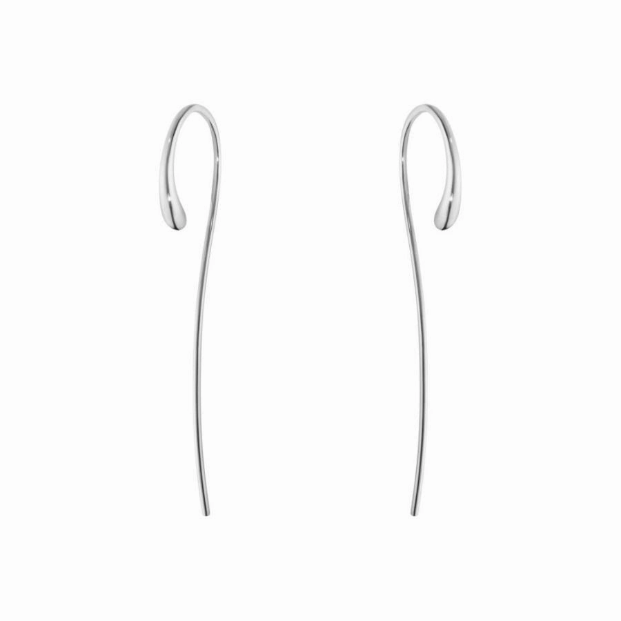 Silver Mercy Long Earrings