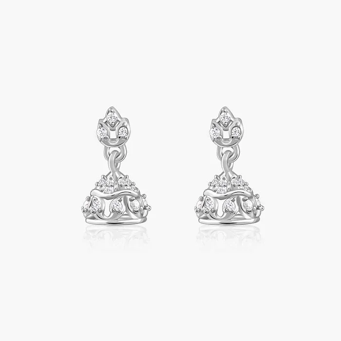 Silver Mithila Jhumki