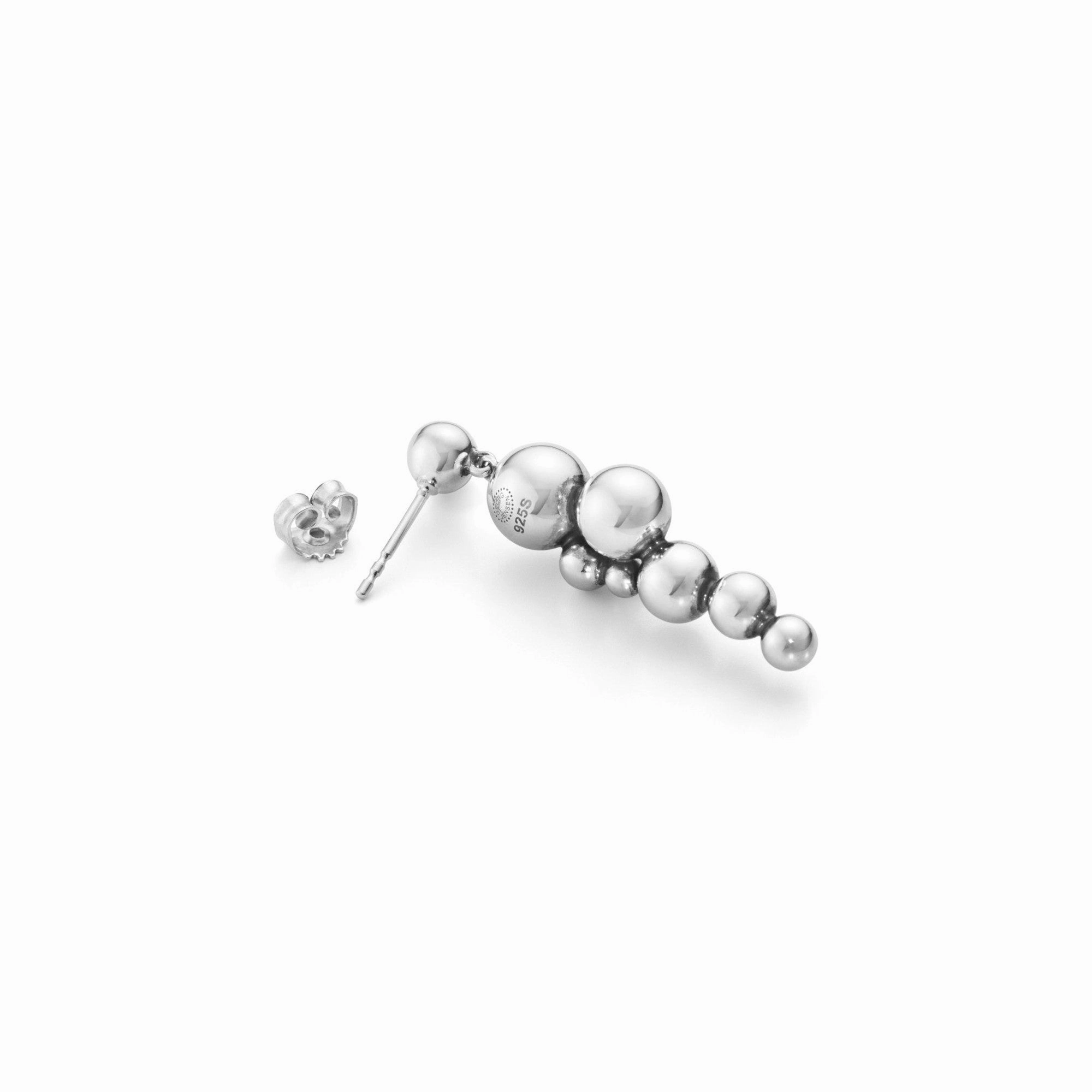 Silver Moonlight Grapes Earrings