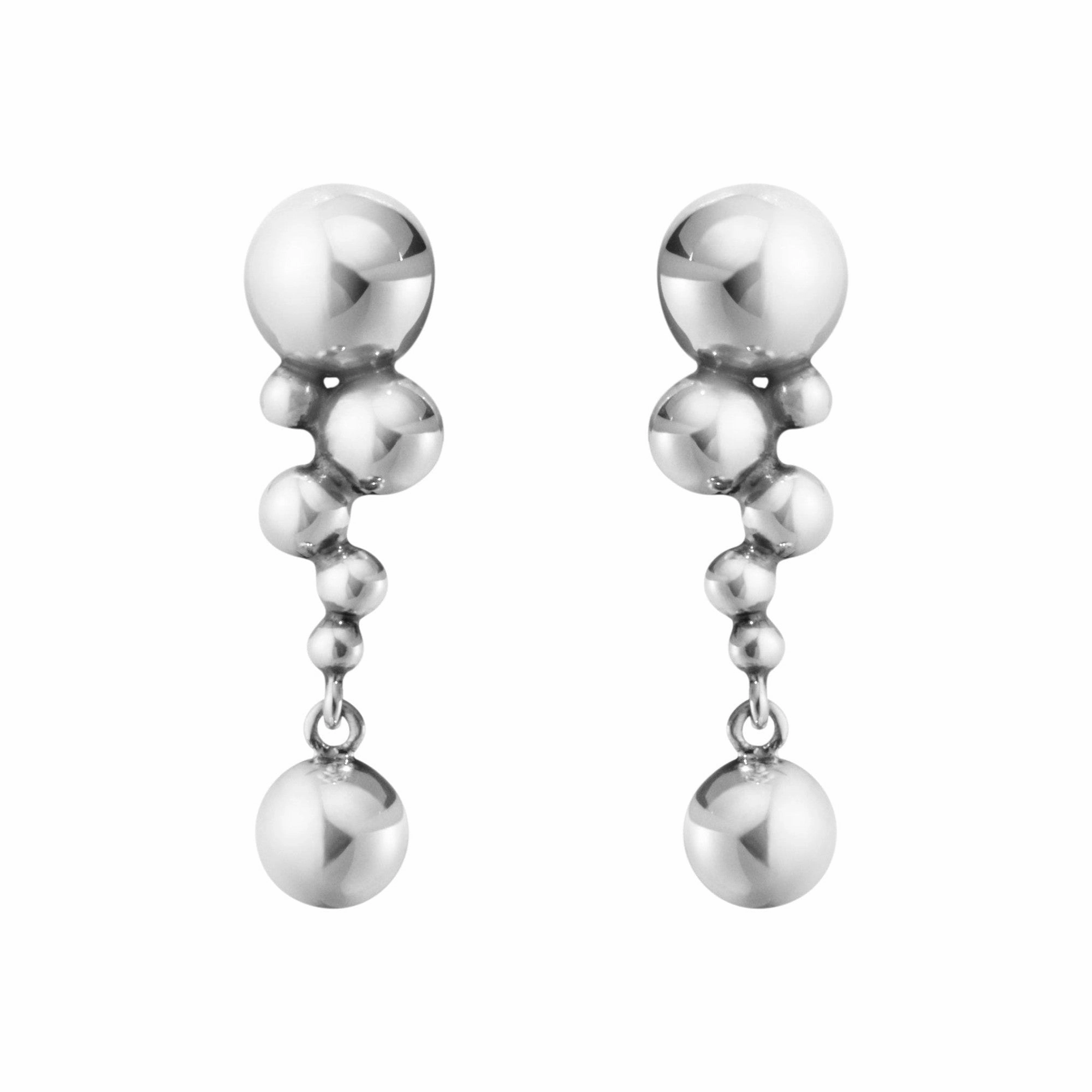Silver Moonlight Grapes Earrings
