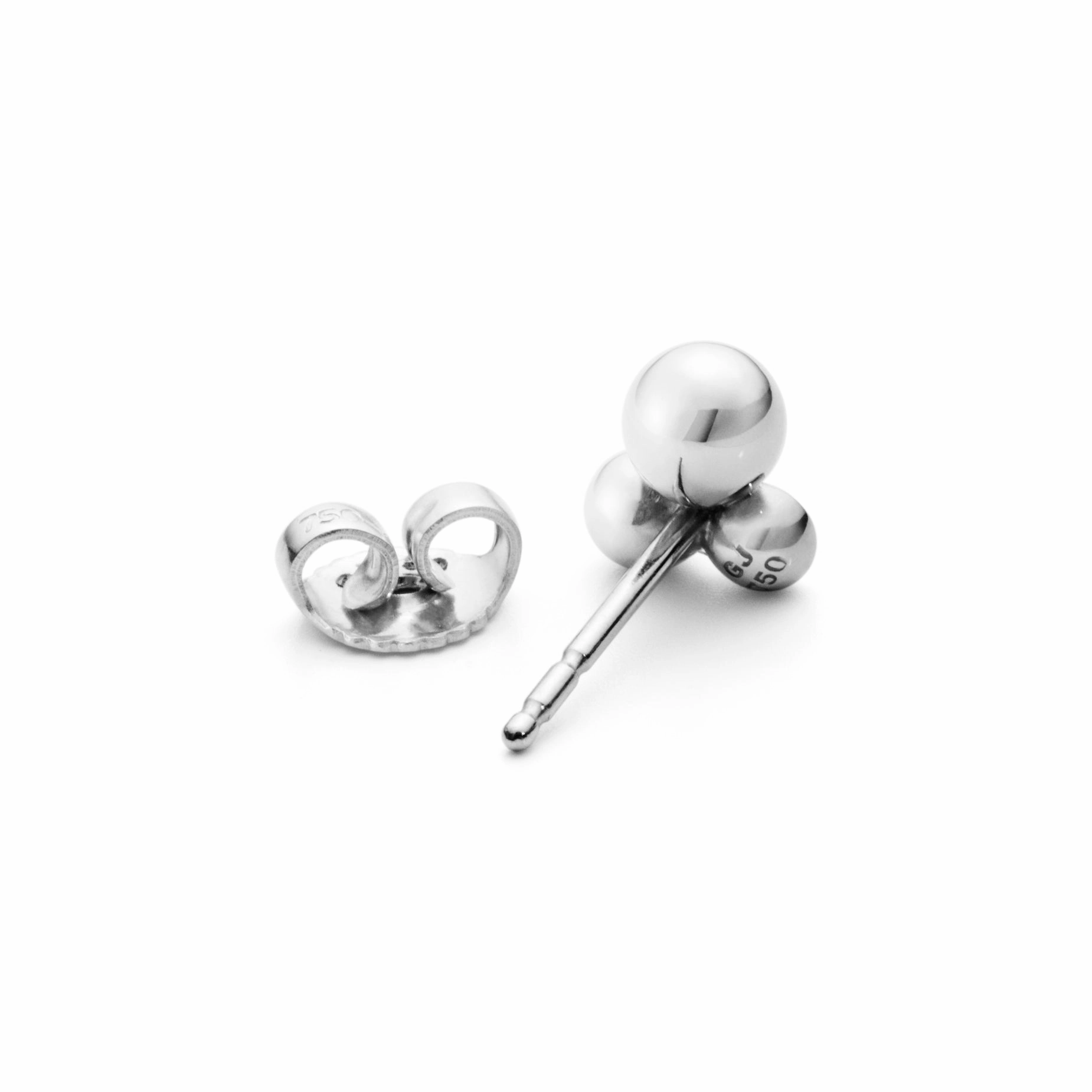 Silver Moonlight Grapes Earstud