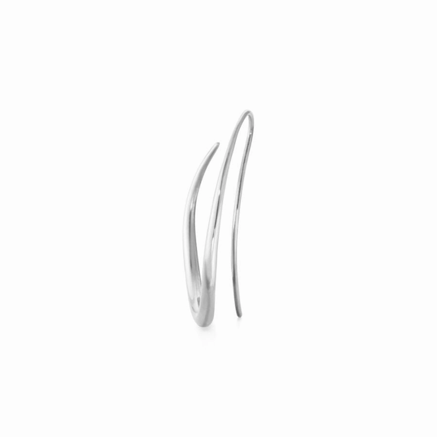 Silver Offspring Earhoops