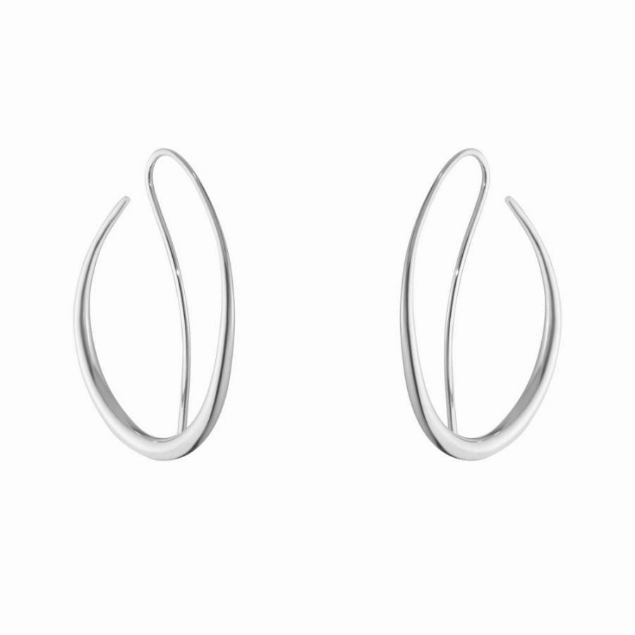 Silver Offspring Earhoops