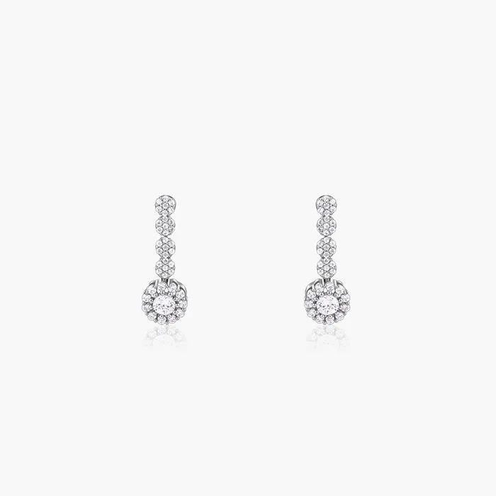 Silver Prima Donna Dangler Earrings