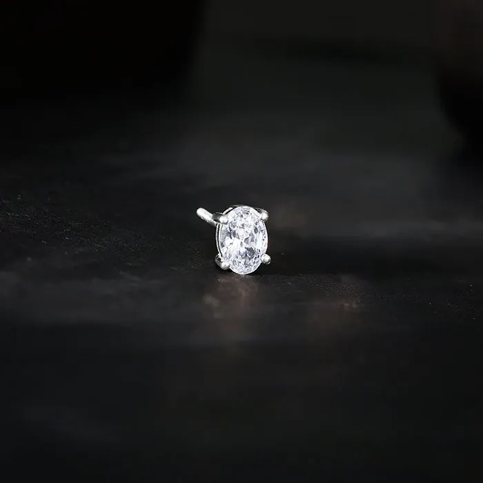 Silver Pristine Stud For Him