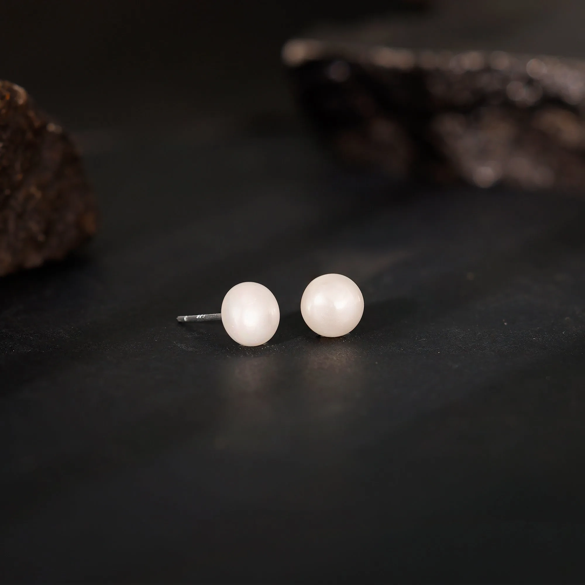 Silver Redefined Stud For Men